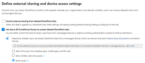 sensitivity label define block access /bypass-sensitivity-label-restrictions/images/SensitivityLabelBlockAccess.png