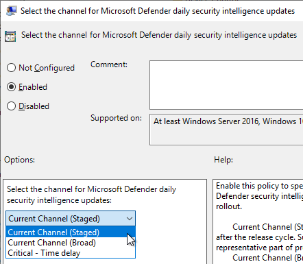 Security intelligence updates settings /en/gradual-rollout-process-microsoft-defender/images/GPO_SecIntel.png