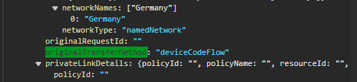 The same value as part of the Microsoft Graph results /protect-users-device-code-flow-abuse/images/OriginalTransferMethodGraph.png